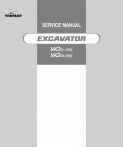 Yanmar ViO45-5, ViO45-5B, ViO55-5, ViO55-5B Excavator Service Manual