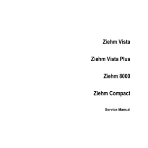 Ziehm Vista Vista Plus 8000 Compact C-Arm Service Manual PDF Download
