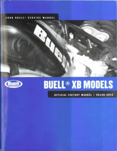 2008 Buell XB Models Complete Workshop Service & Repair Manual – 687-Page PDF