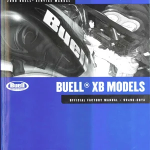 2008 Buell XB Models Complete Workshop Service & Repair Manual – 687-Page PDF