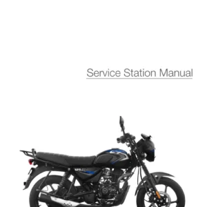 2022 Bajaj CT110X & CT125X Complete Service Station Workshop Manual PDF