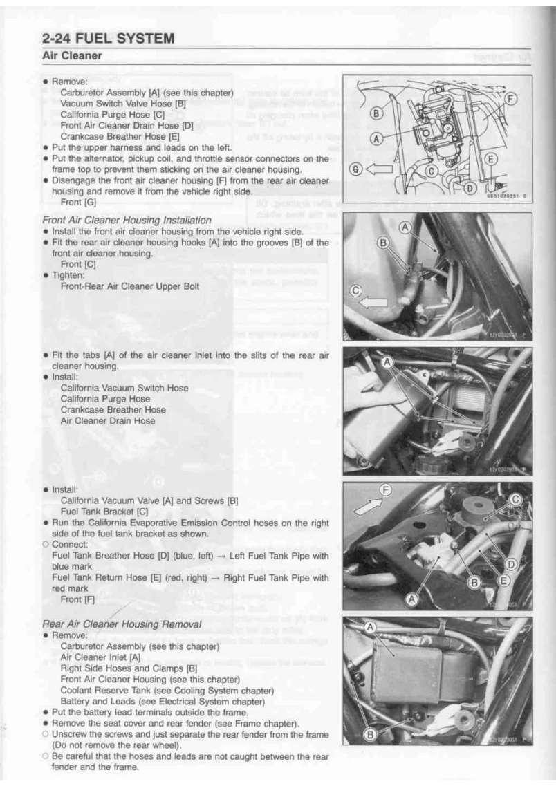 Kawasaki ZRX1200R, ZRX1200S & ZRX1200 Complete Workshop Repair Manual PDF - Image 2
