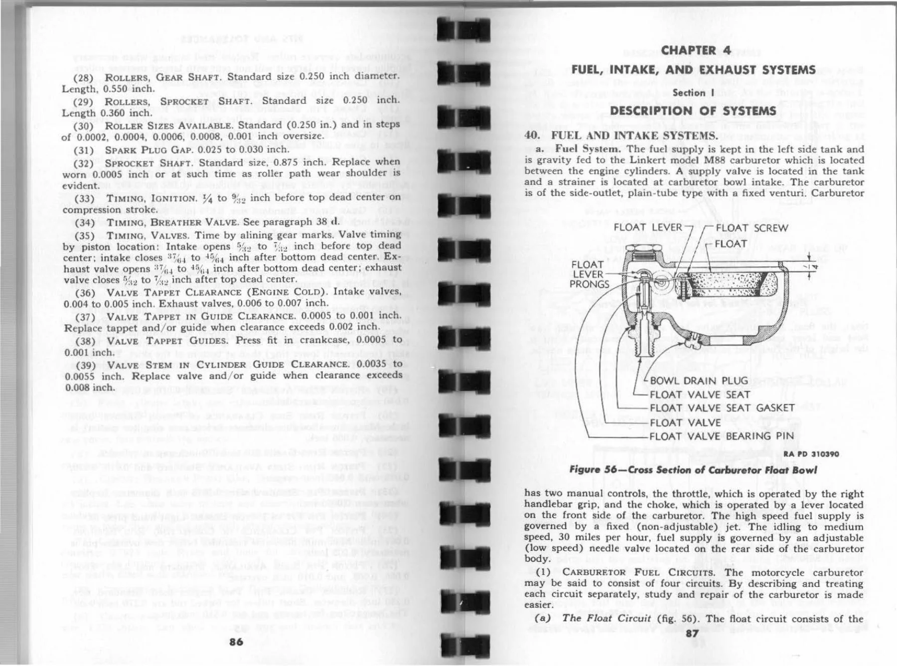 1929-1952 Harley-Davidson WLA Solo 45 Engine Overhaul and Service Manual - Image 2