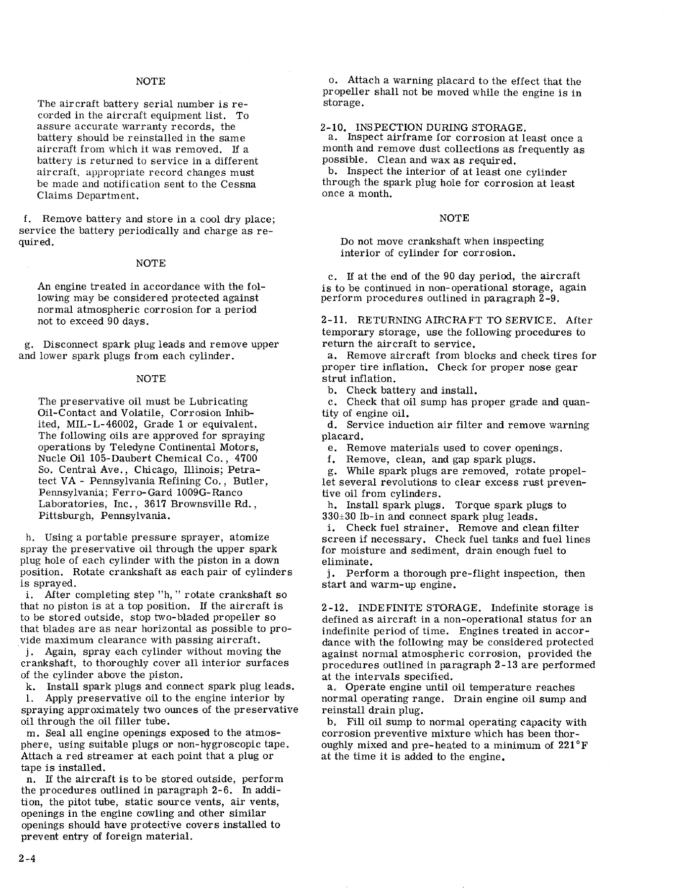 1965-1973 Cessna 337 & T337 Series Super Skymaster Service Manual - Image 2