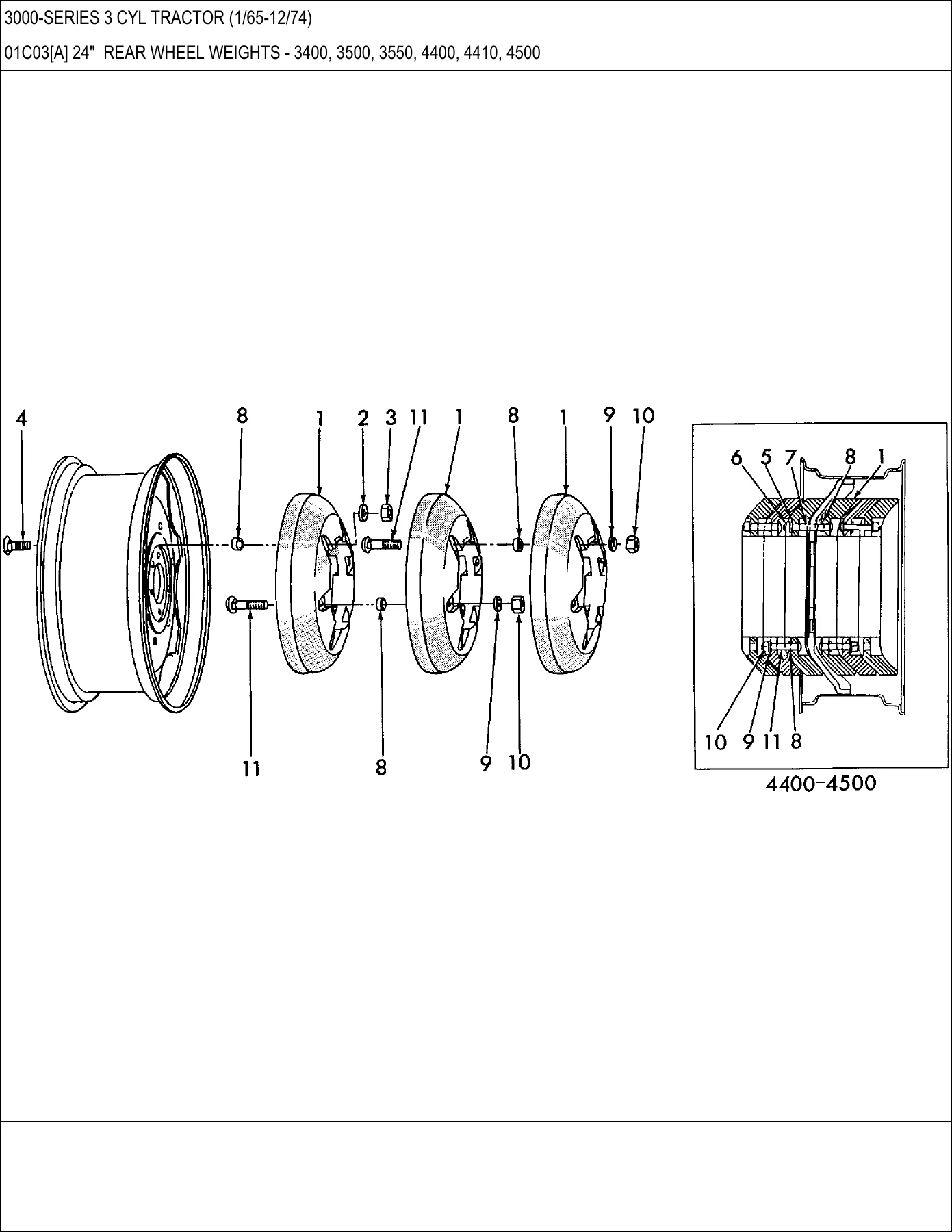 1965-1974 Ford 3000 Series 3-Cylinder Tractor Parts Catalog PDF - Image 3