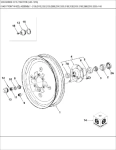 1965-1974 Ford 3000 Series 3-Cylinder Tractor Parts Catalog PDF