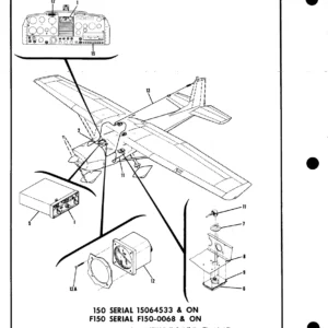 1967-1968 Cessna Single-Engine Aircraft Electronic Installations and Service/Parts Manual