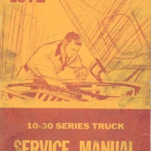 1972 Chevrolet Series 10-30 Truck Chassis Service Manual