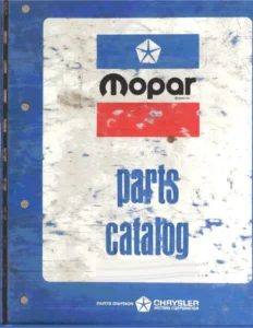 1974 Chrysler Plymouth Dodge Mopar Passenger Car Parts Catalog