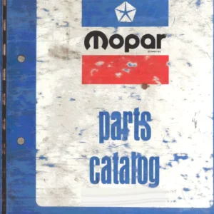 1974 Chrysler Plymouth Dodge Mopar Passenger Car Parts Catalog