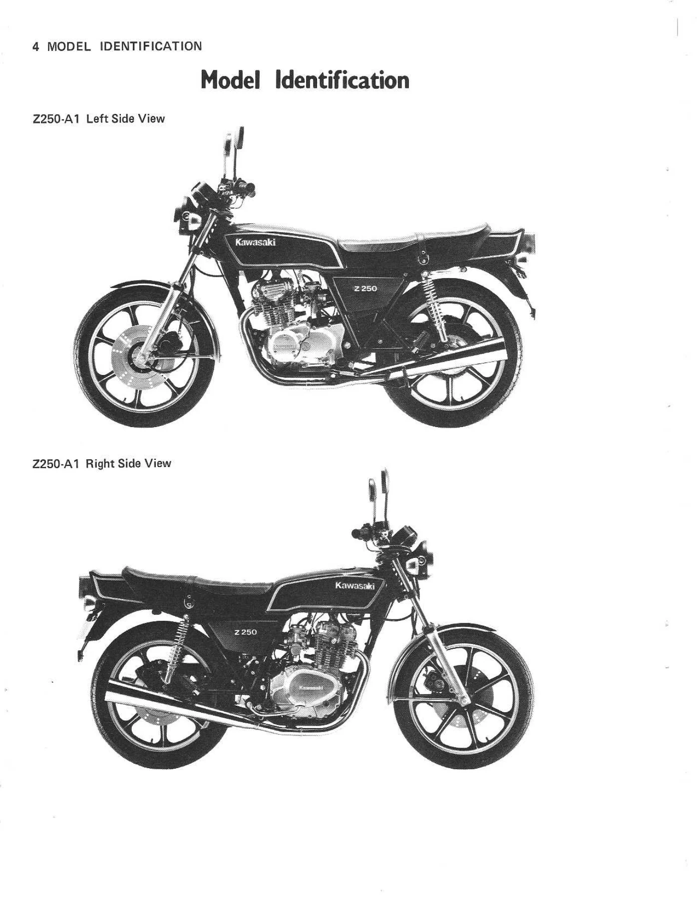 1979-1982 Kawasaki Z250 KZ305 Service Manual - Full Workshop Repair Guide - Image 2