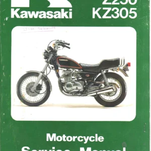 1979-1982 Kawasaki Z250 KZ305 Service Manual - Full Workshop Repair Guide