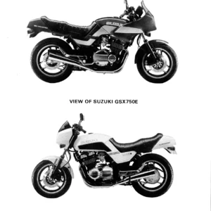 1983-1986 Suzuki GSX750E GSX750ES Service Manual - Complete Workshop Repair Guide