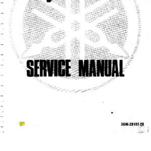 1989 Yamaha FZR1000 Factory Service Manual - PDF Download