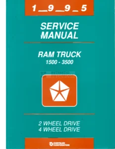 1995 Dodge Ram 1500 2500 3500 Truck Service Manual - Complete PDF Workshop Guide
