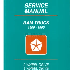 1995 Dodge Ram 1500 2500 3500 Truck Service Manual - Complete PDF Workshop Guide
