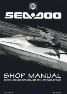 1995 Sea-Doo Watercraft Shop Manual - SP SPI SPX GTS GTX XP Models