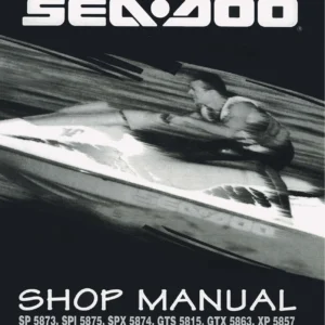 1995 Sea-Doo Watercraft Shop Manual - SP SPI SPX GTS GTX XP Models