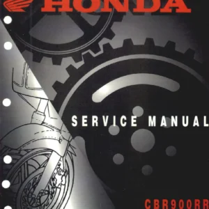 1996-1998 Honda CBR900RR Service Manual - Complete Repair & Maintenance PDF