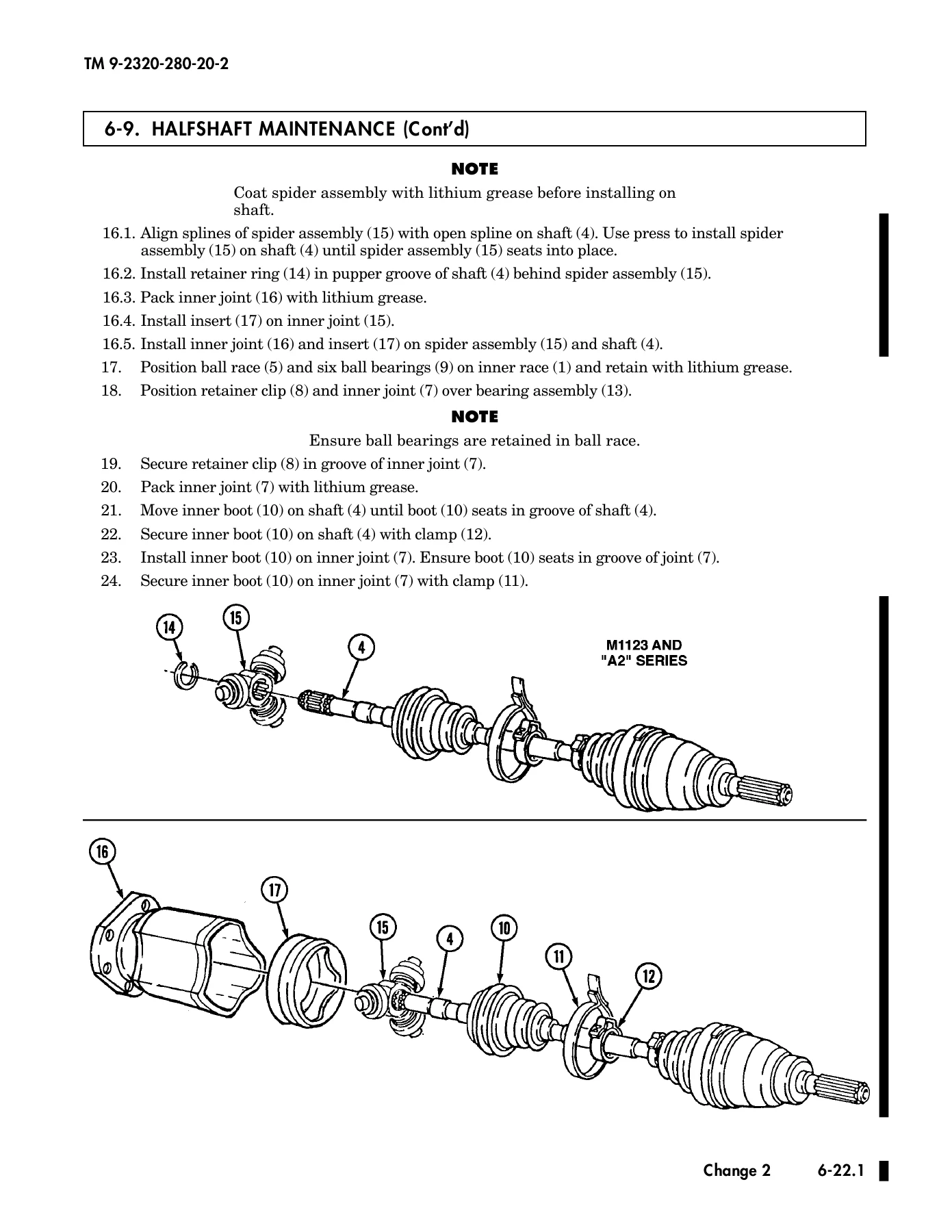 1996 HMMWV M998 & Related Models Unit Maintenance Manual Volume 2 - TM 9-2320-280-20-2 - Image 3