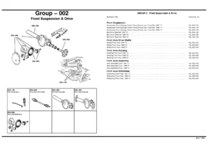 1997-1999 Jeep Wrangler TJ Parts Catalog - Illustrated Chassis Body Trim Guide