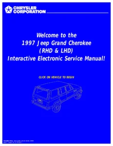 1997 Jeep Grand Cherokee ZJ Electronic Service Manual - RHD & LHD