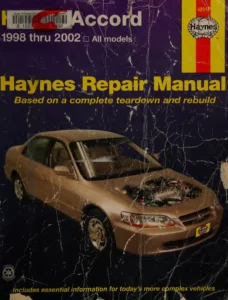1998-2002 Honda Accord Repair Manual - All Models PDF Download