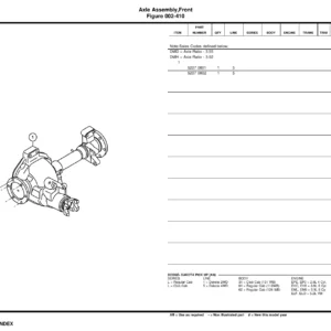 1998 Dodge Dakota Pickup (AN) Parts Manual - Illustrated PDF Catalog