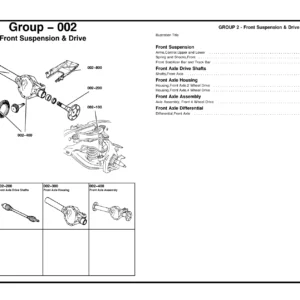 1998 Jeep Cherokee XJ Parts Catalog PDF - Illustrated Component & Assembly Guide
