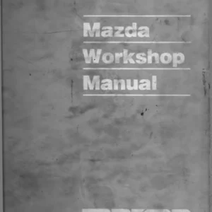 1998 Mazda 626 Workshop Manual FS KL Engine Chassis Service Repair