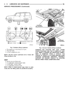 1999 Jeep Cherokee XJ Service Manual with 2.5L VM Diesel Supplements