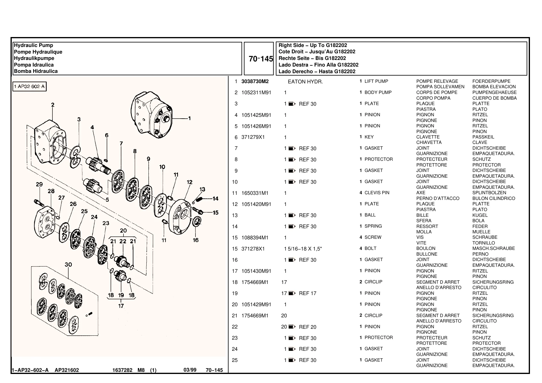1999 Massey Ferguson MF 8120 Tractor Parts Catalog 1637282M8 PDF - Image 3