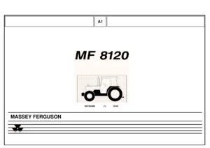 1999 Massey Ferguson MF 8120 Tractor Parts Catalog 1637282M8 PDF