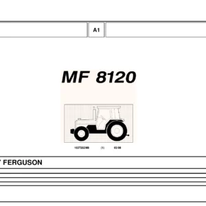 1999 Massey Ferguson MF 8120 Tractor Parts Catalog 1637282M8 PDF