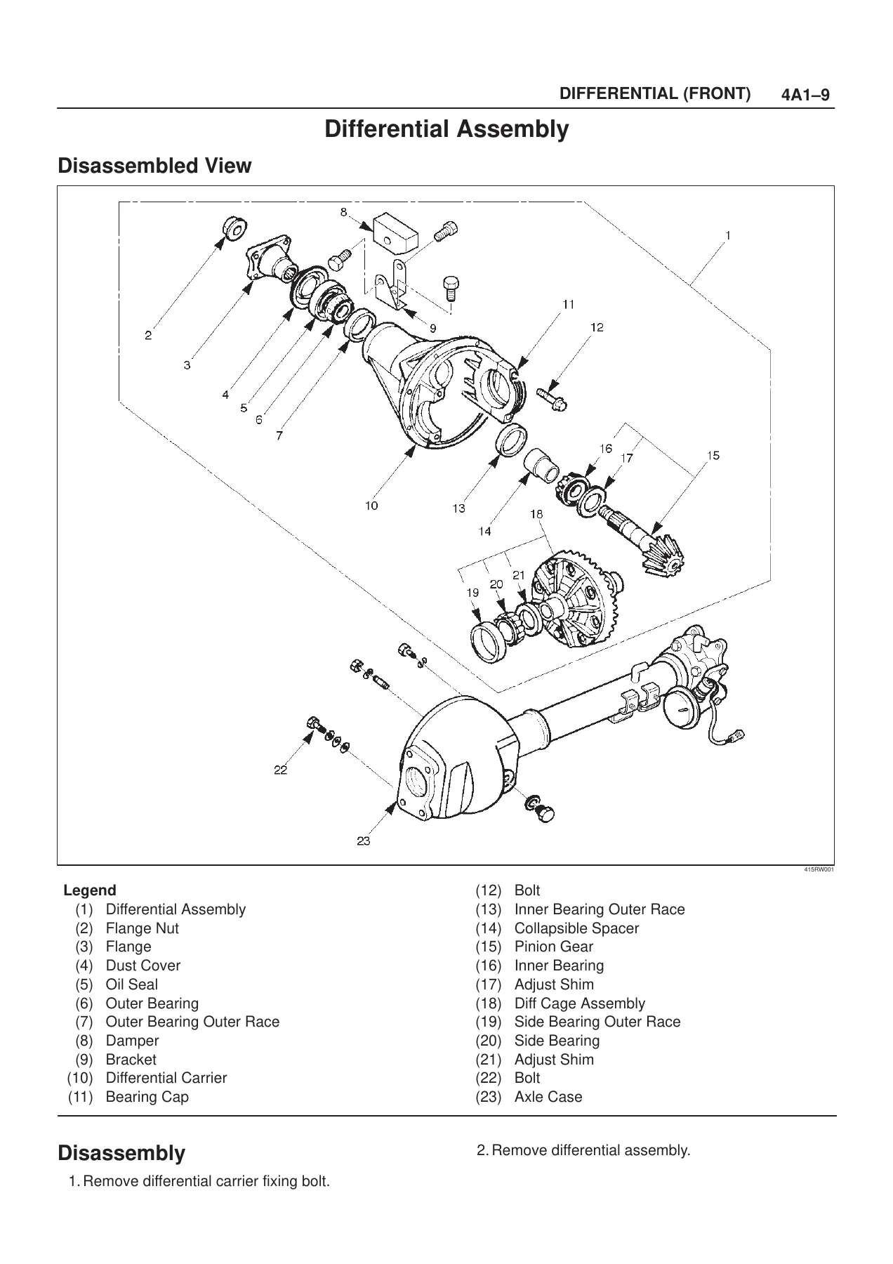 2000 Isuzu Trooper UX Workshop Manual - Complete PDF Service Manual - Image 3