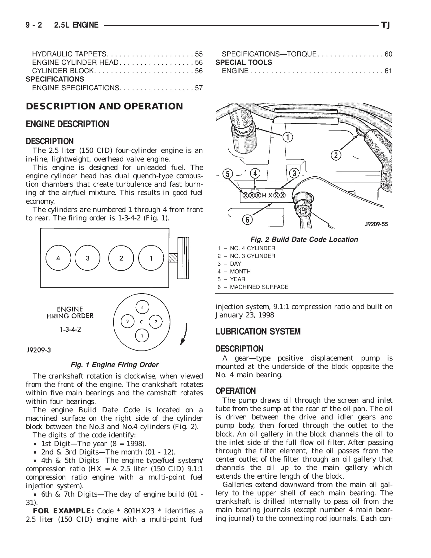 2000 Jeep Wrangler TJ Service Manual – 2.5L & 4.0L Workshop Repair PDF - Image 3