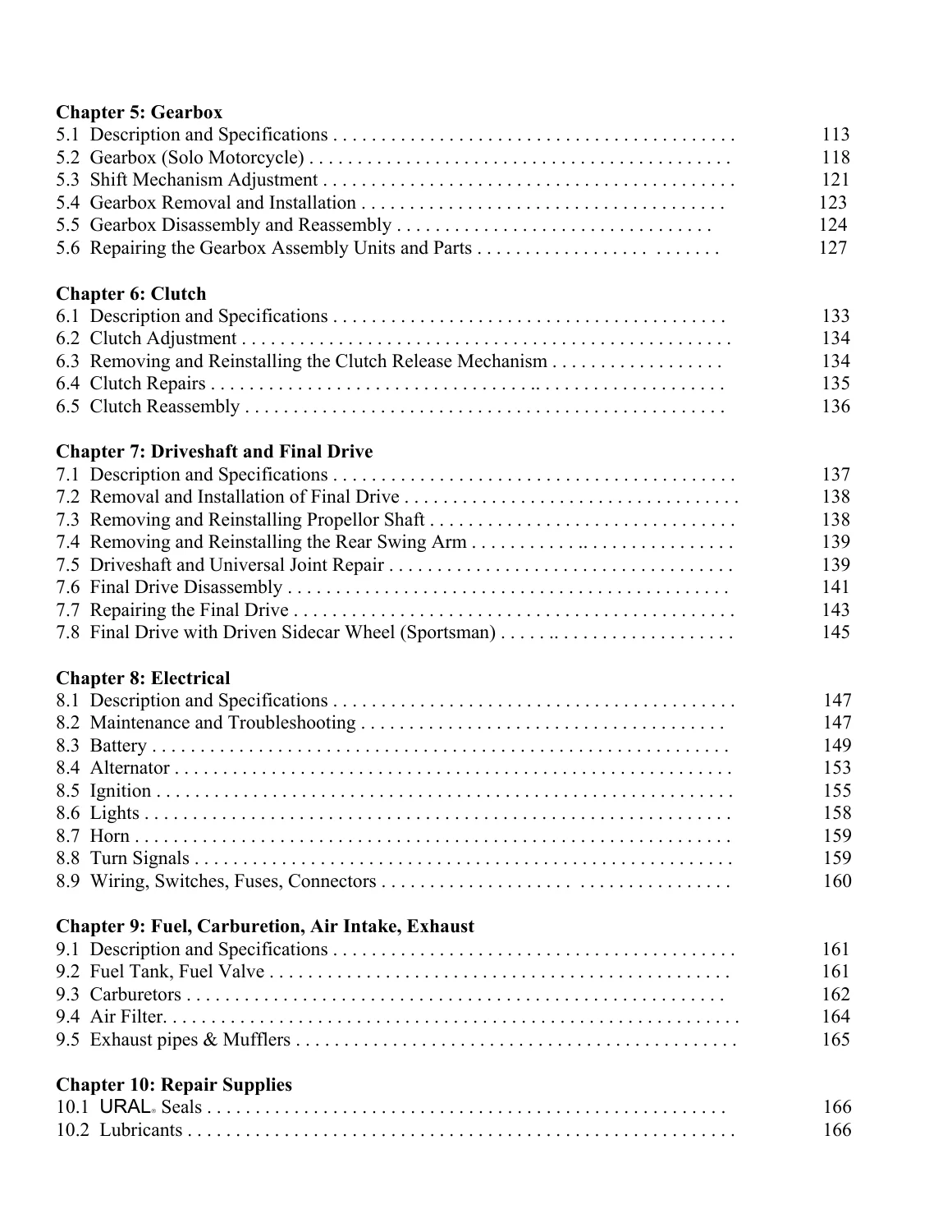 2000 URAL Motorcycle Factory Repair Manual - Sidecar, Solo & Sportsman Models PDF - Image 2