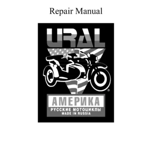 2000 URAL Motorcycle Factory Repair Manual - Sidecar, Solo & Sportsman Models PDF