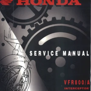 2002 Honda VFR800/A Interceptor Service Manual - PDF Workshop Guide