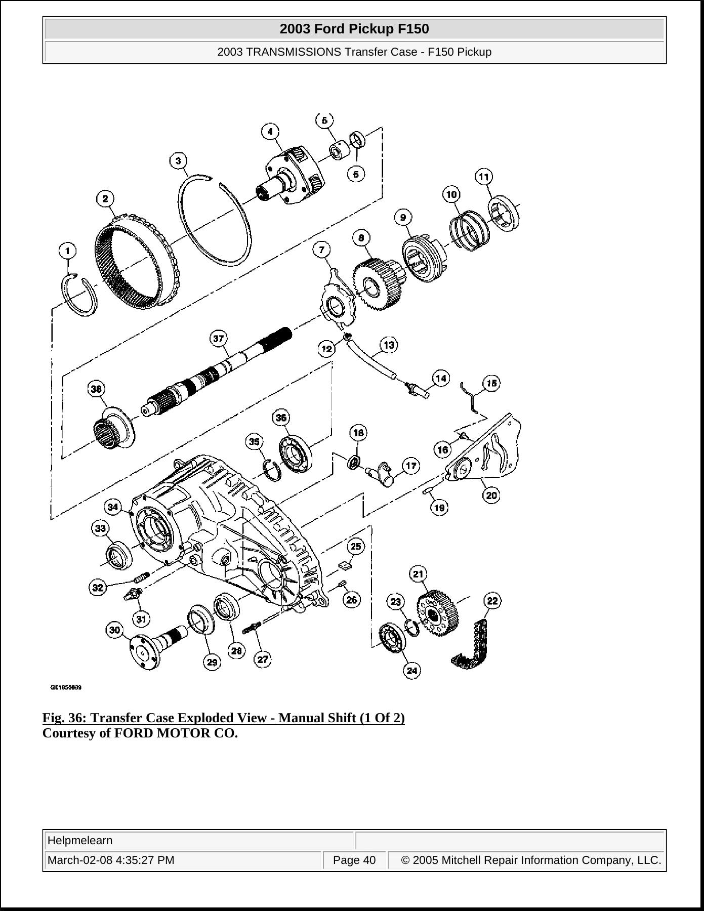 2003 Ford F-150 Service & Repair Manual - Engine, Transmission, Wiring PDF - Image 3