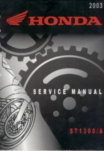 2003 Honda ST1300 ST1300A Factory Service Manual - PDF Download