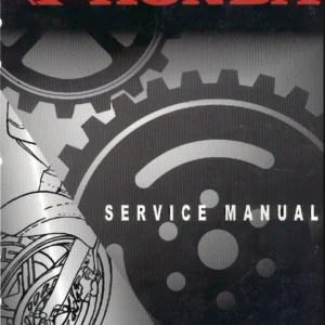 2003 Honda ST1300 ST1300A Service Manual - PDF Workshop Repair Guide