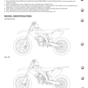 2004-2009 Honda CRF250R Service Manual - Complete Repair Guide PDF