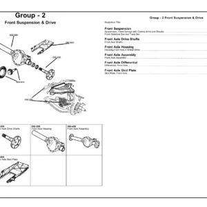 2004 Jeep Grand Cherokee WJ WG Illustrated Parts List PDF Manual