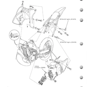 2005-2007 Honda CR250R Service Manual - Complete Workshop PDF