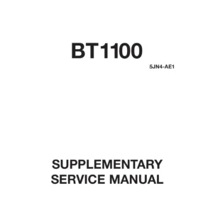 2005 Yamaha BT1100 5JN4-AE1 Supplementary Service Manual