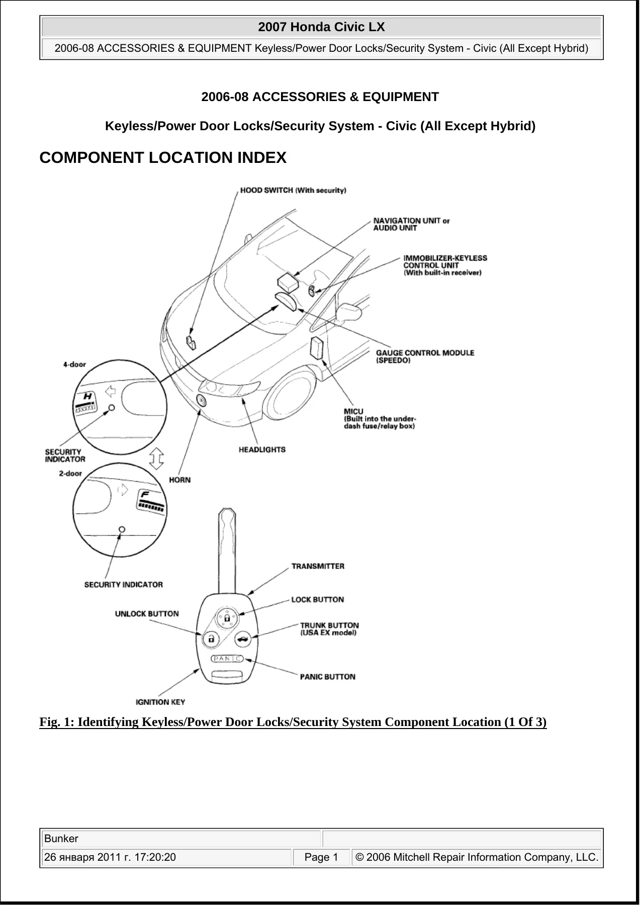 2006-2008 Honda Civic (Except Hybrid) Service & Repair Manual - Complete PDF Compilation - Image 3
