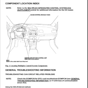 2006-2008 Honda Civic (Except Hybrid) Service & Repair Manual - Complete PDF Compilation