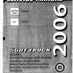 2006 Chevrolet GMC 3500 HD Truck 7.8L Engine Controls Service Manual