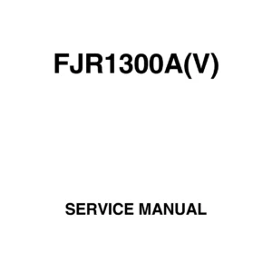 2006 Yamaha FJR1300A FJR1300AV Service Manual PDF Download